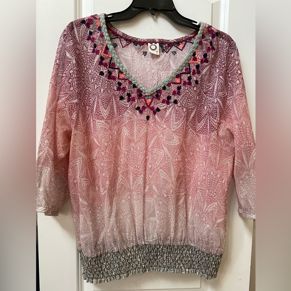 Anthropologie * Akemi + Kin Mesh Top - Picture 2 of 4